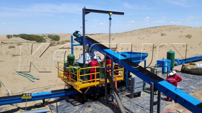 KOSUN Drilling Waste Zero Discharge System in Service in Inner Mongolia I